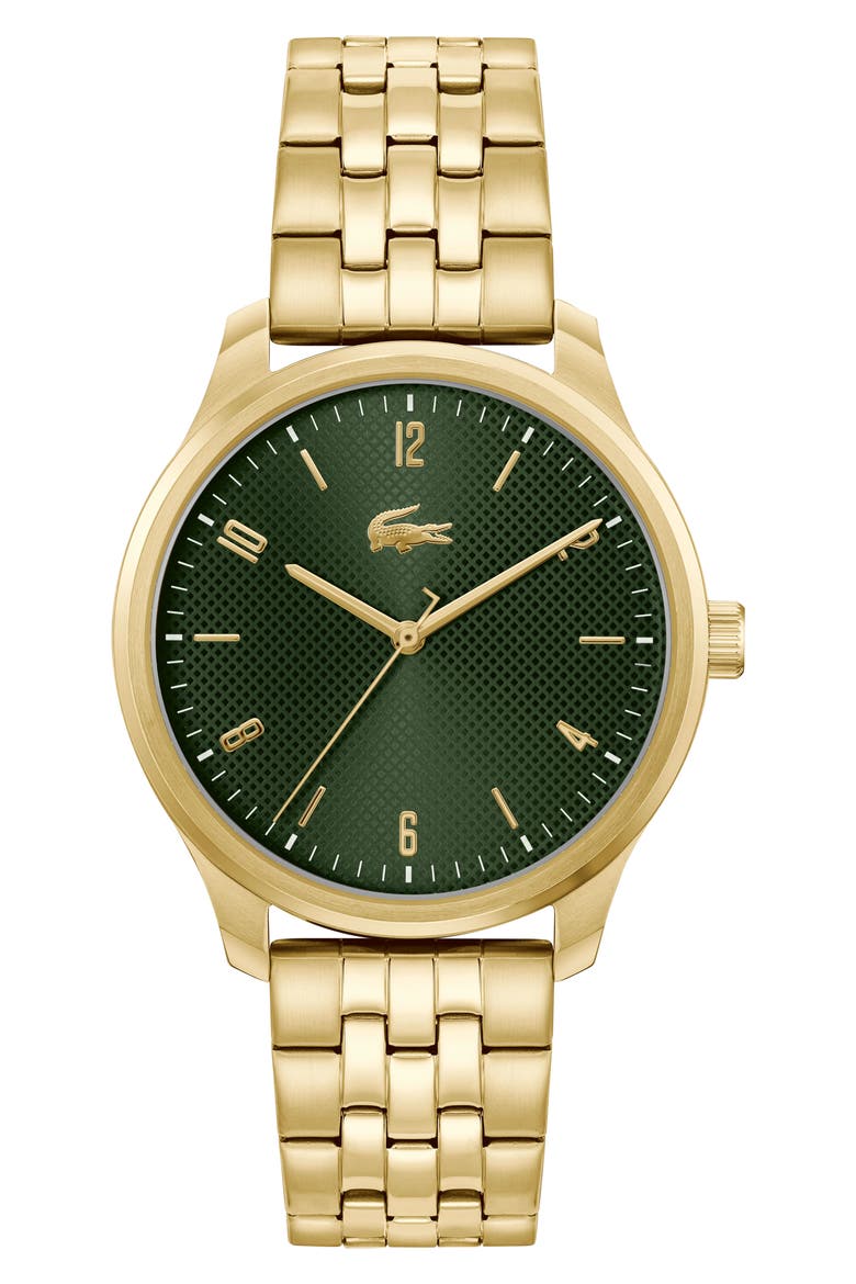 Libson Bracelet Watch, 42mm, Main, color, GREEN