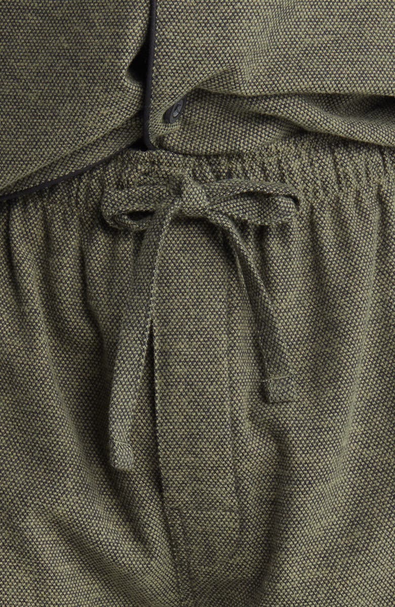 Majestic International Citified Cotton Pajamas, Alternate, color, Olive