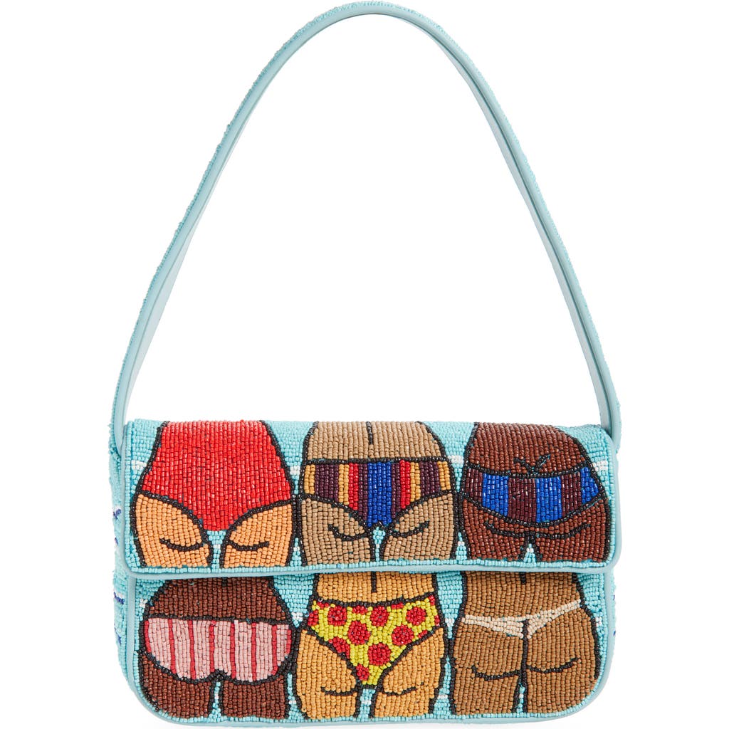 Staud Tommy Beaded Shoulder Bag