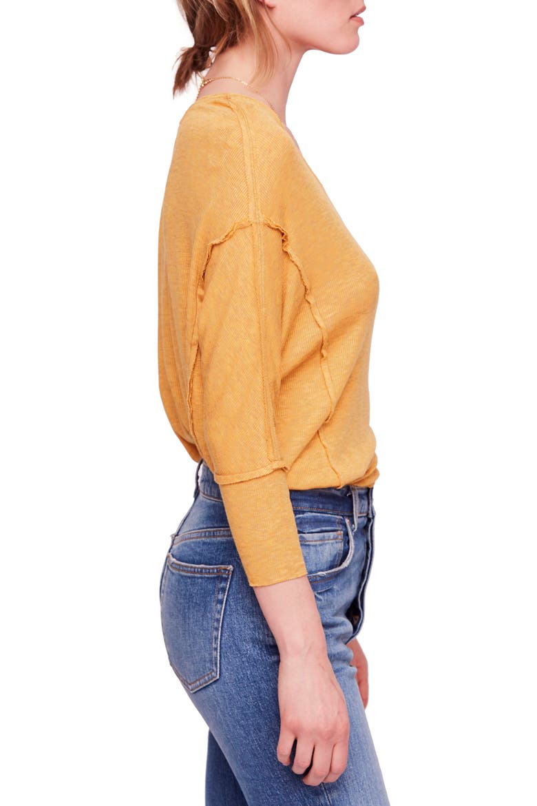 We the Free by Free People Golden Gate Tee, Alternate, color, YELLOW
