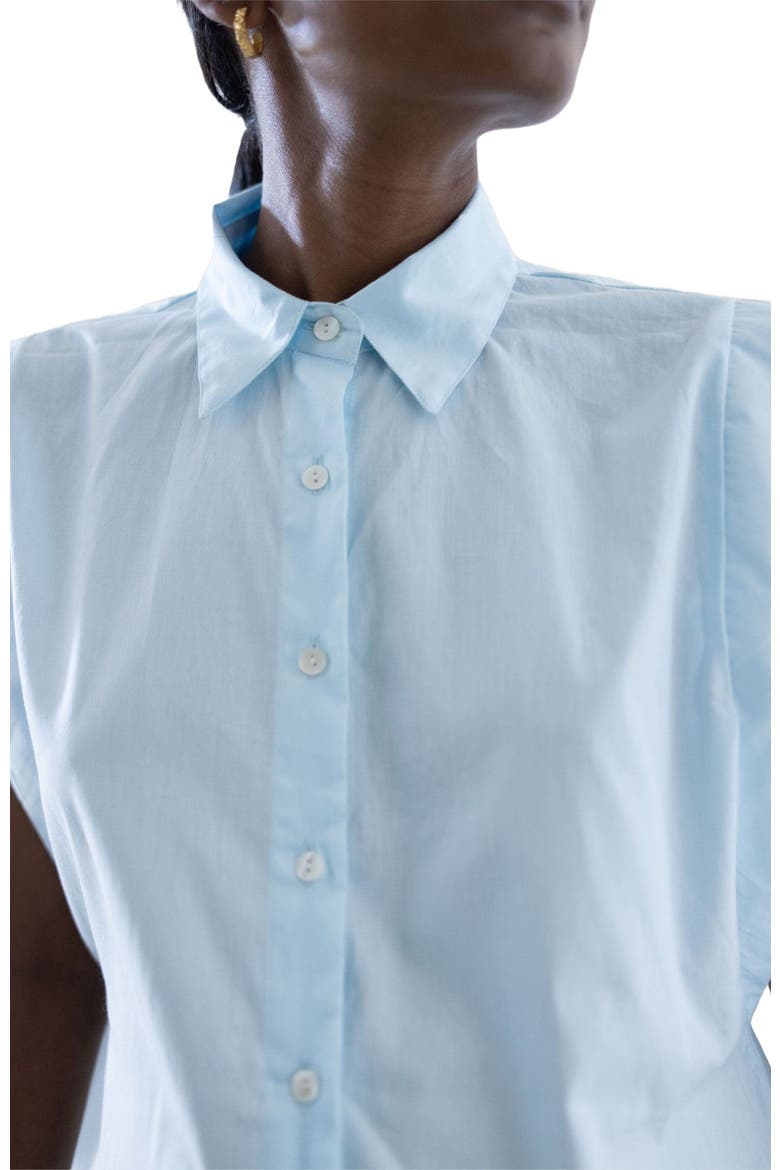 Perfect Summer Button Down Shirt, Alternate, color, Light Blue