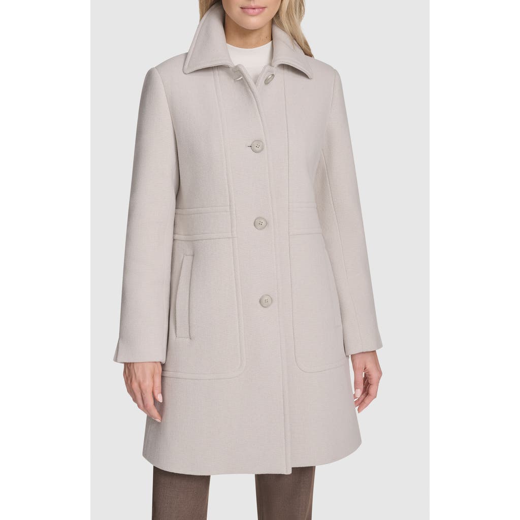 Andrew Marc Emmeline Wool Blend Coat In Multi