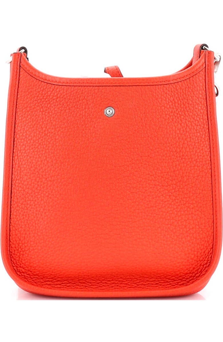 Pre-Owned Hermes Evelyne Bag Gen III Clemence TPM, Alternate, color, Capucine