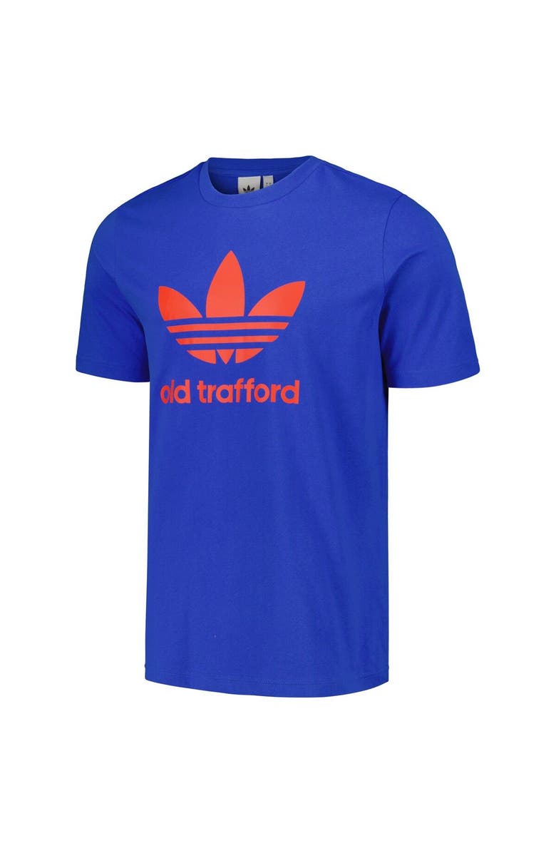 adidas Originals Men's adidas Originals  Blue Manchester United Trefoil T-Shirt, Alternate, color, 