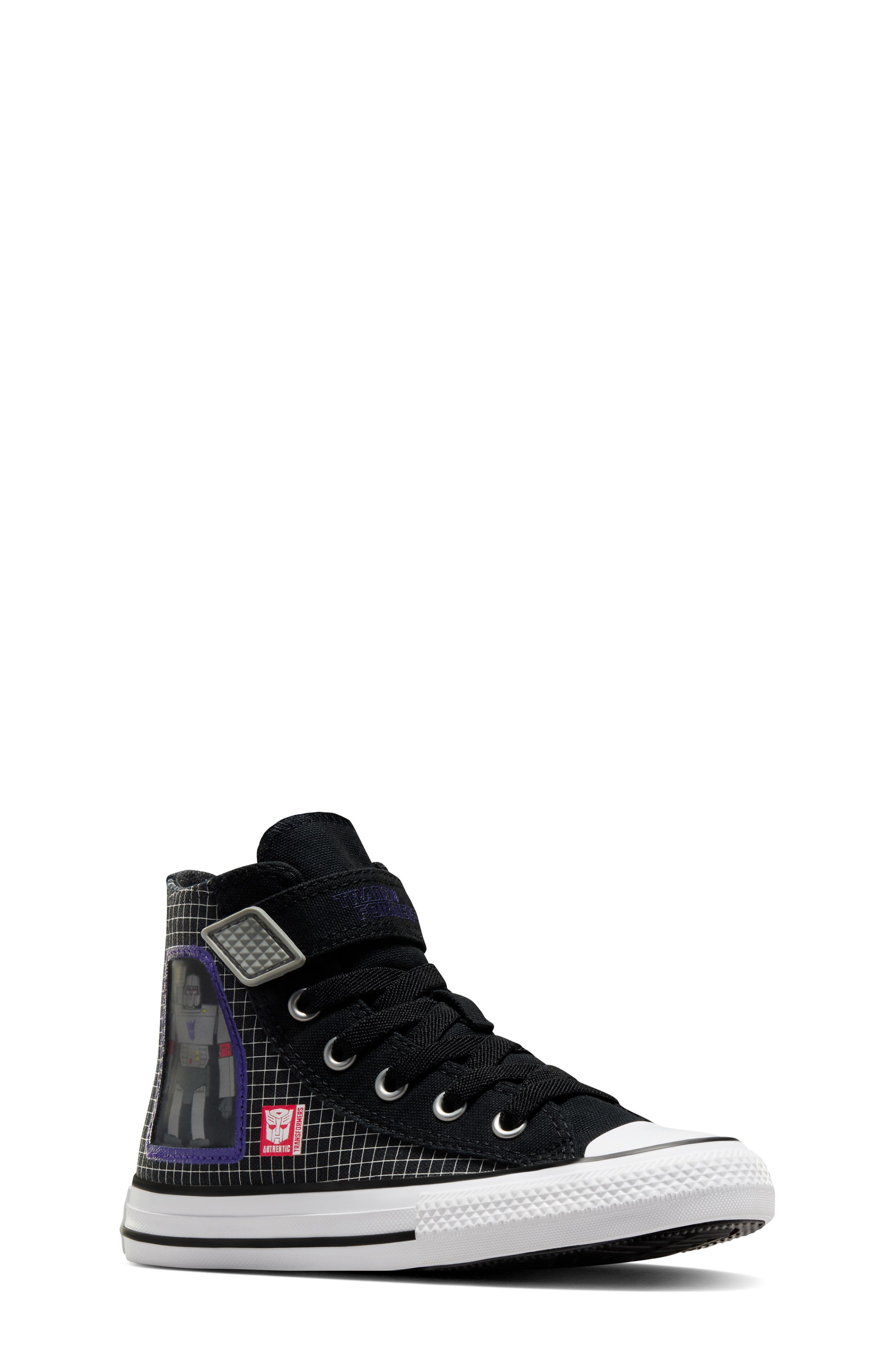 Converse Kids' Chuck Taylor All Star 1V High Top Sneaker, Main, color, Black/ White/ Red
