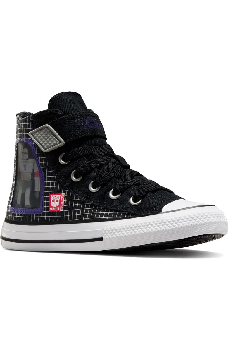 Converse Kids' Chuck Taylor All Star 1V High Top Sneaker, Main, color, Black/ White/ Red