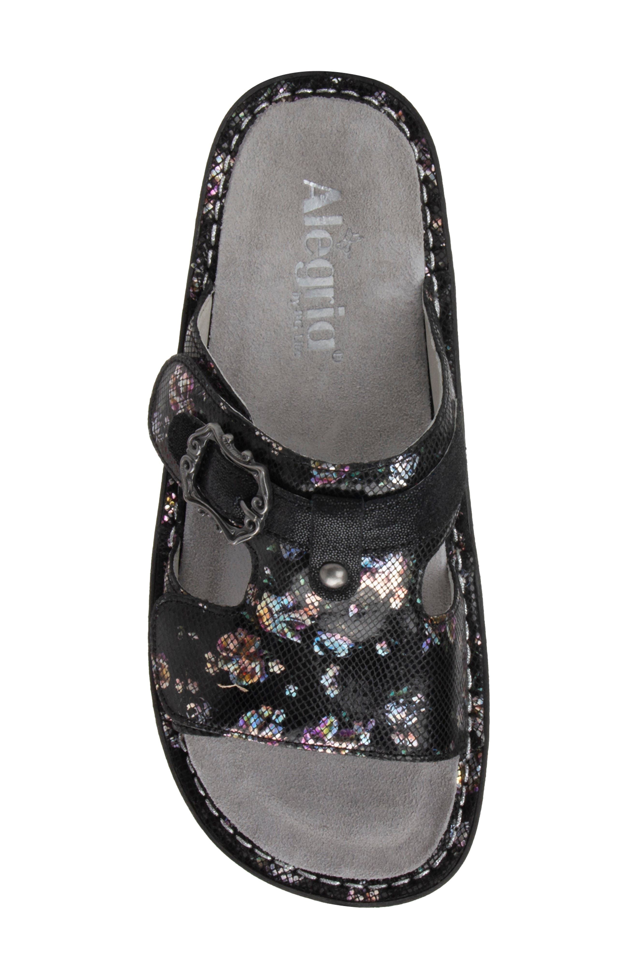 Alegria Kasha Slide Sandal, Alternate, color, RITZ LEATHER