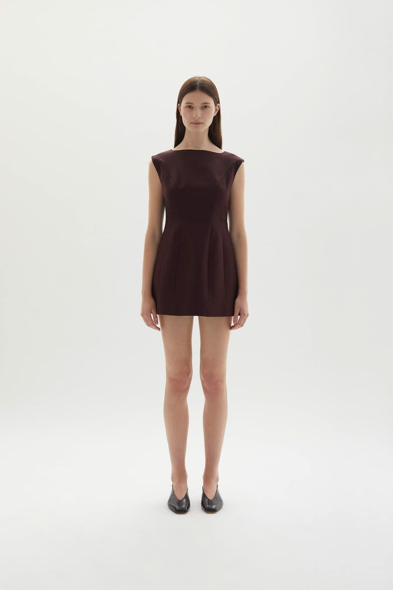 Kelli Mini Dress, Main, color, Plum