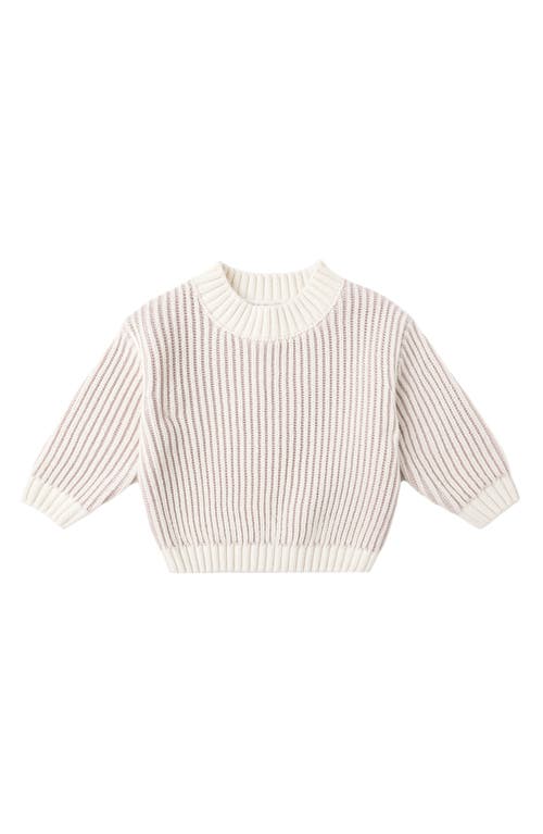 Quincy Mae Relaxed Sweater In Neutral