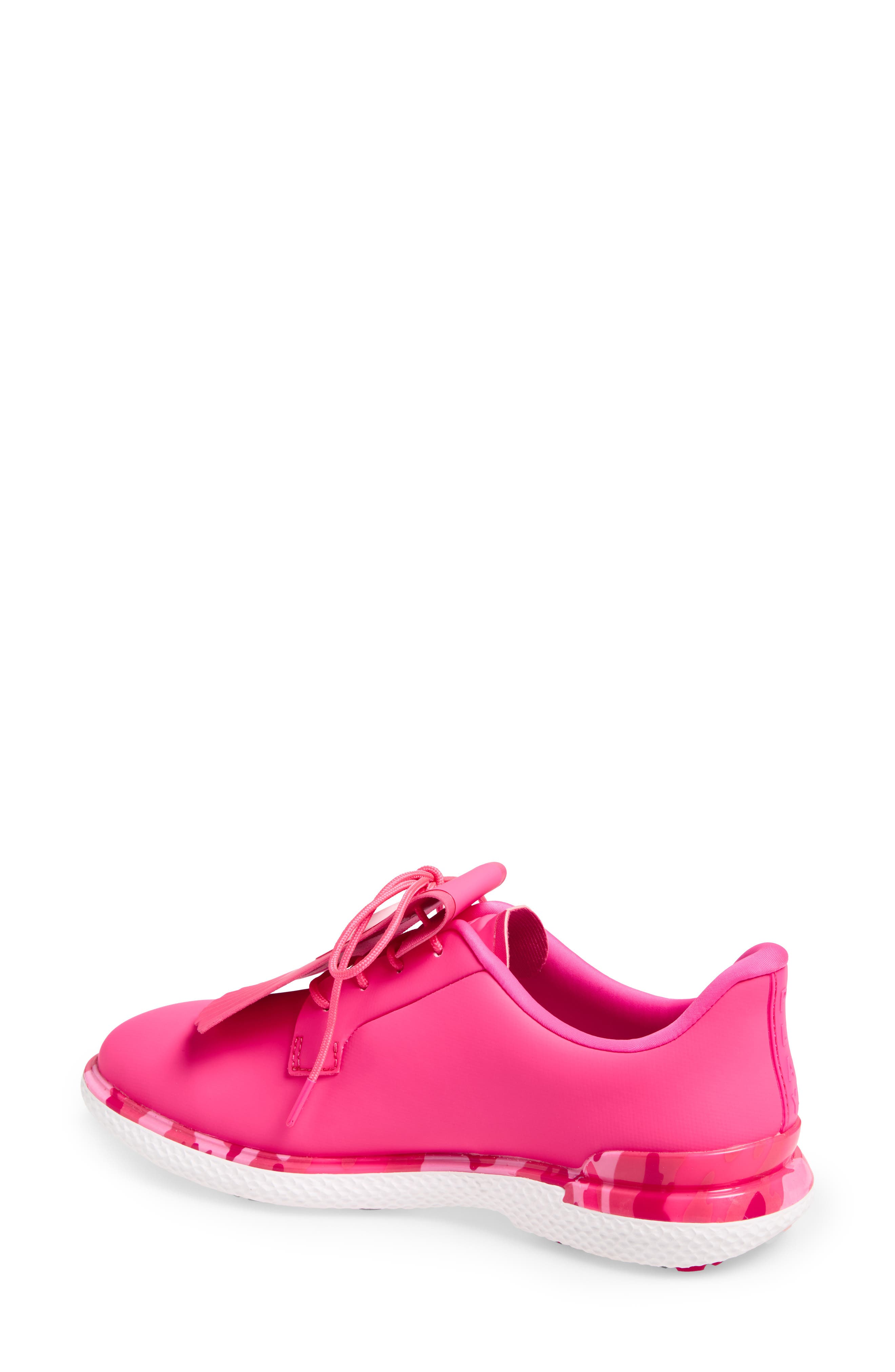 G/FORE Gallivant2r Perforated Kiltie Golf Shoe, Alternate, color, Knockout Pink
