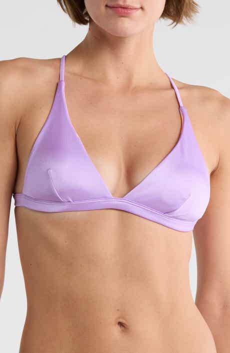 Maaji Metallic Triangle Bikini Top