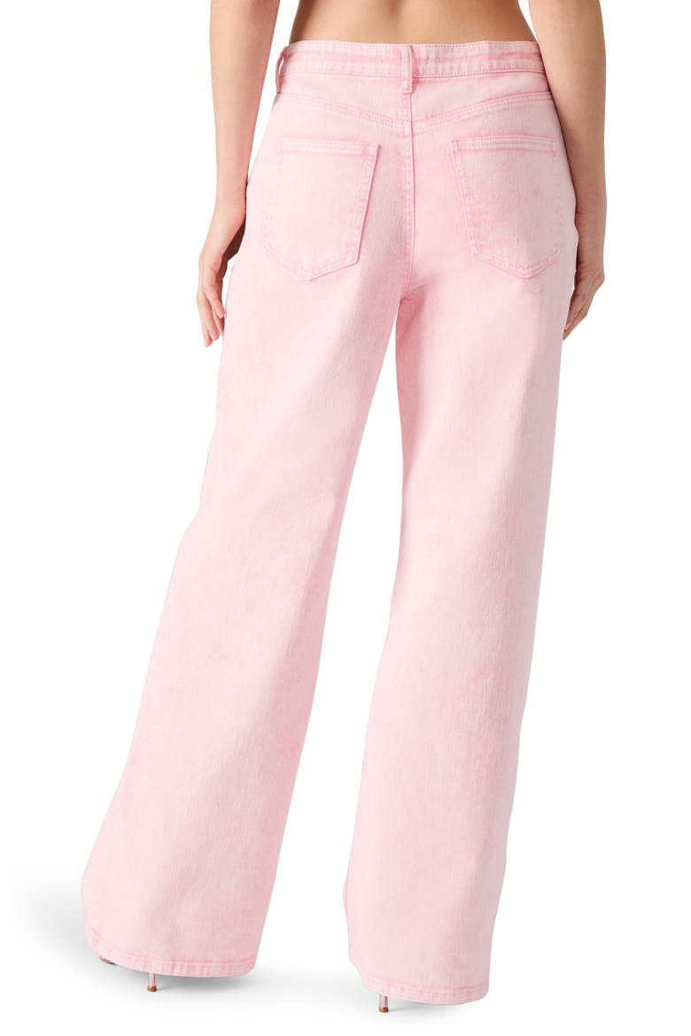 High Waist Wide Leg Jeans, Alternate, color, PRISM PINK