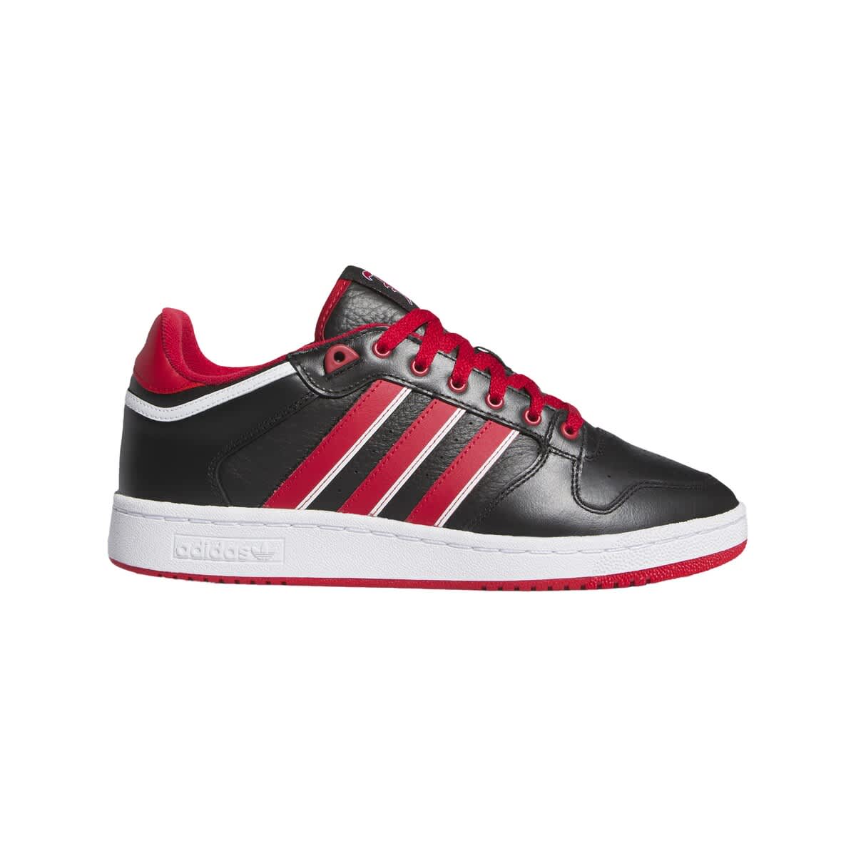 adidas Unisex adidas Black/Red Louisville Cardinals Centennial 85 Low Basketball Shoes, Alternate, color, 