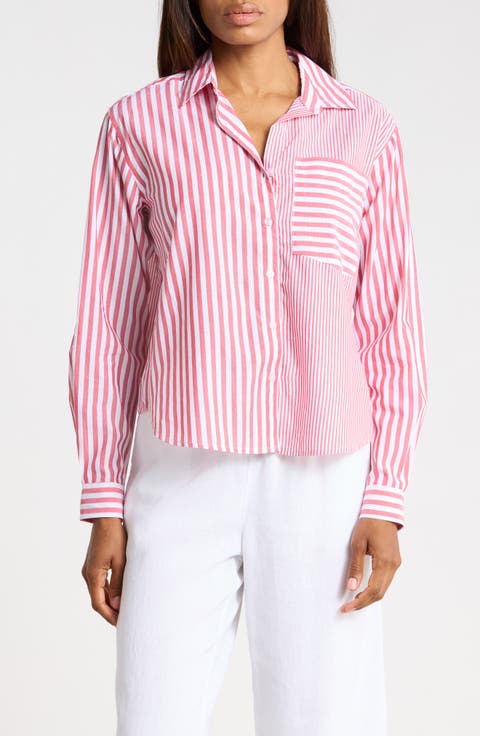 Lilah Long Sleeve Button Front Shirt