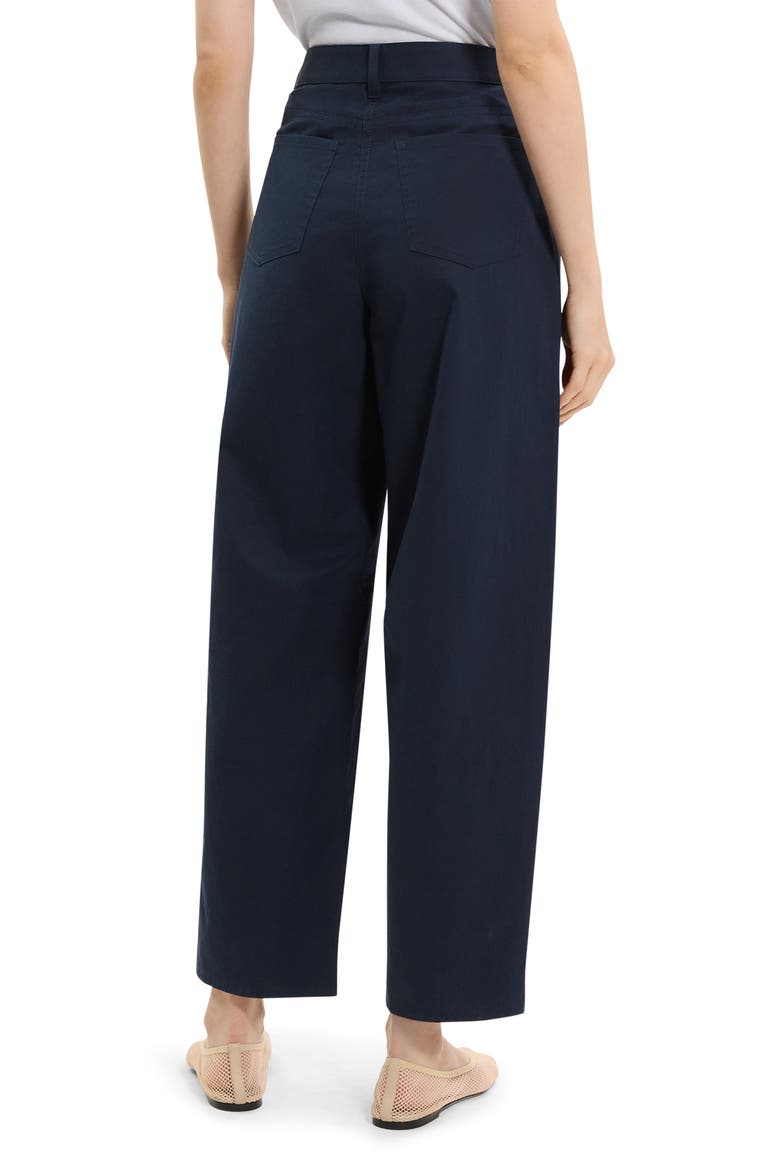 Curve Leg Cotton Chino Pants, Alternate, color, NOCTURNE NAVY