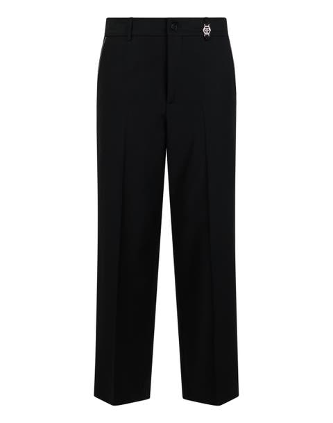 Loose Fit Trousers Studs Men