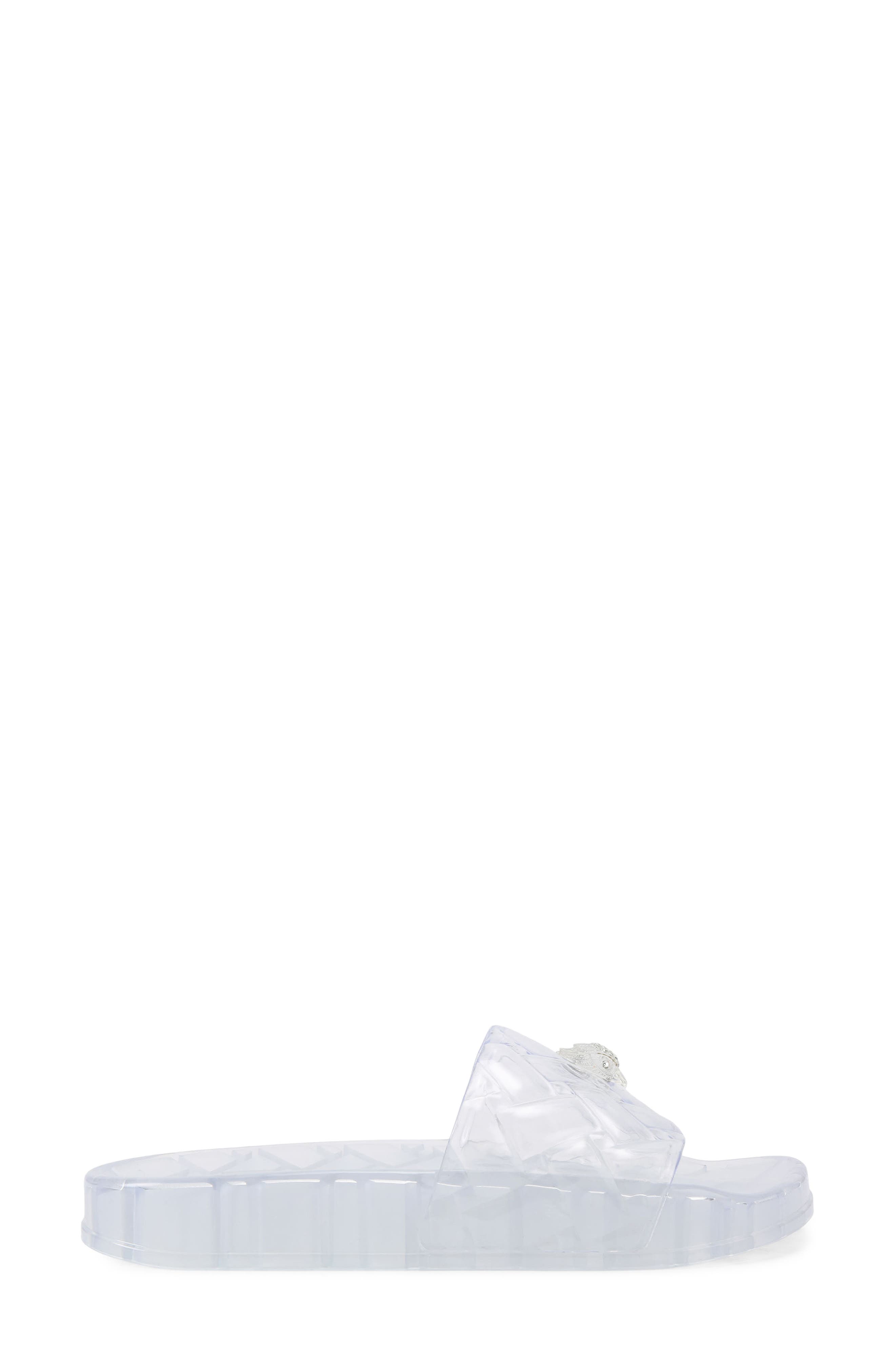 Meena Jelly Slide Sandal, Main, color, CLEAR