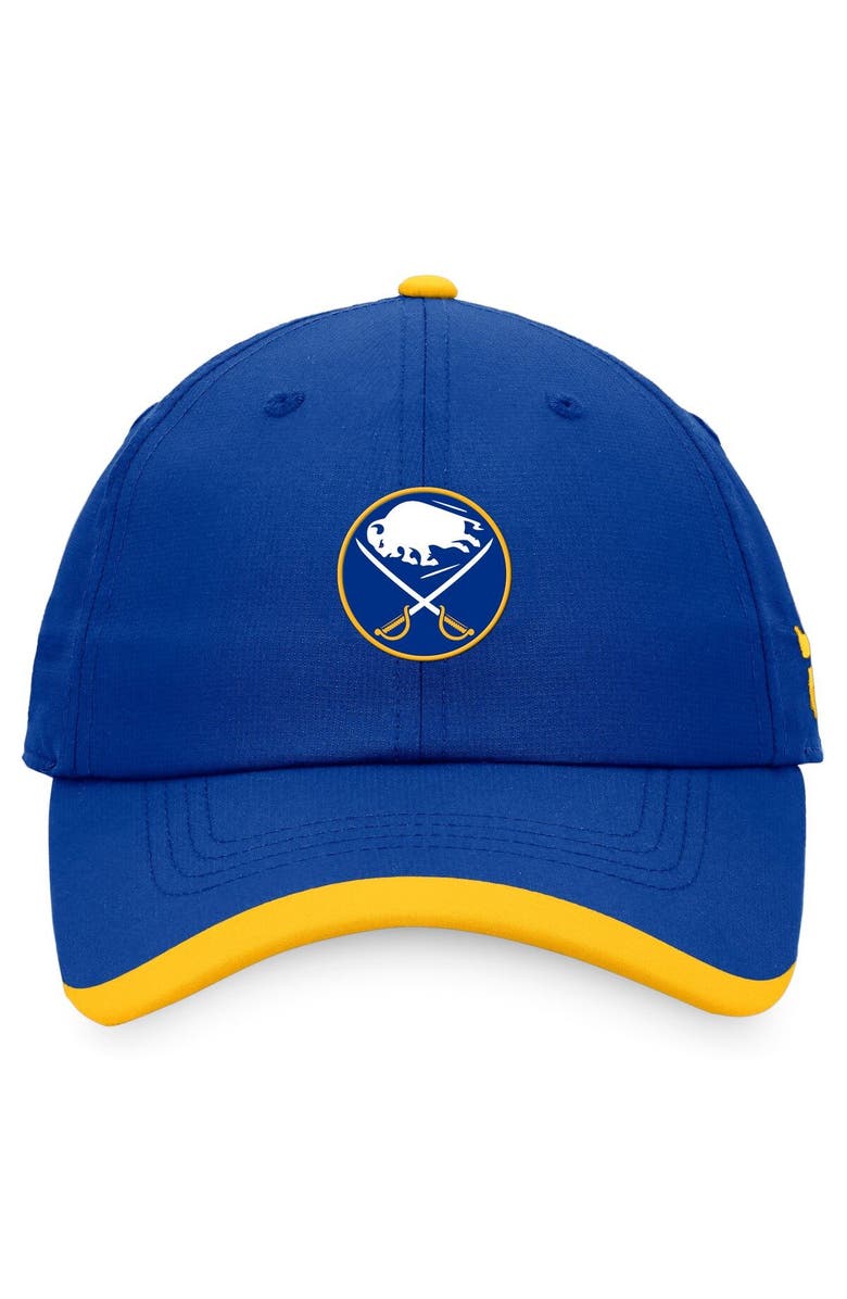 FANATICS Men's Fanatics Branded Royal Buffalo Sabres Authentic Pro Rink Pinnacle Adjustable Hat, Alternate, color, 