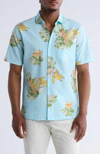 Tori Richard Hua Nui Short Sleeve Cotton Button-Up Shirt