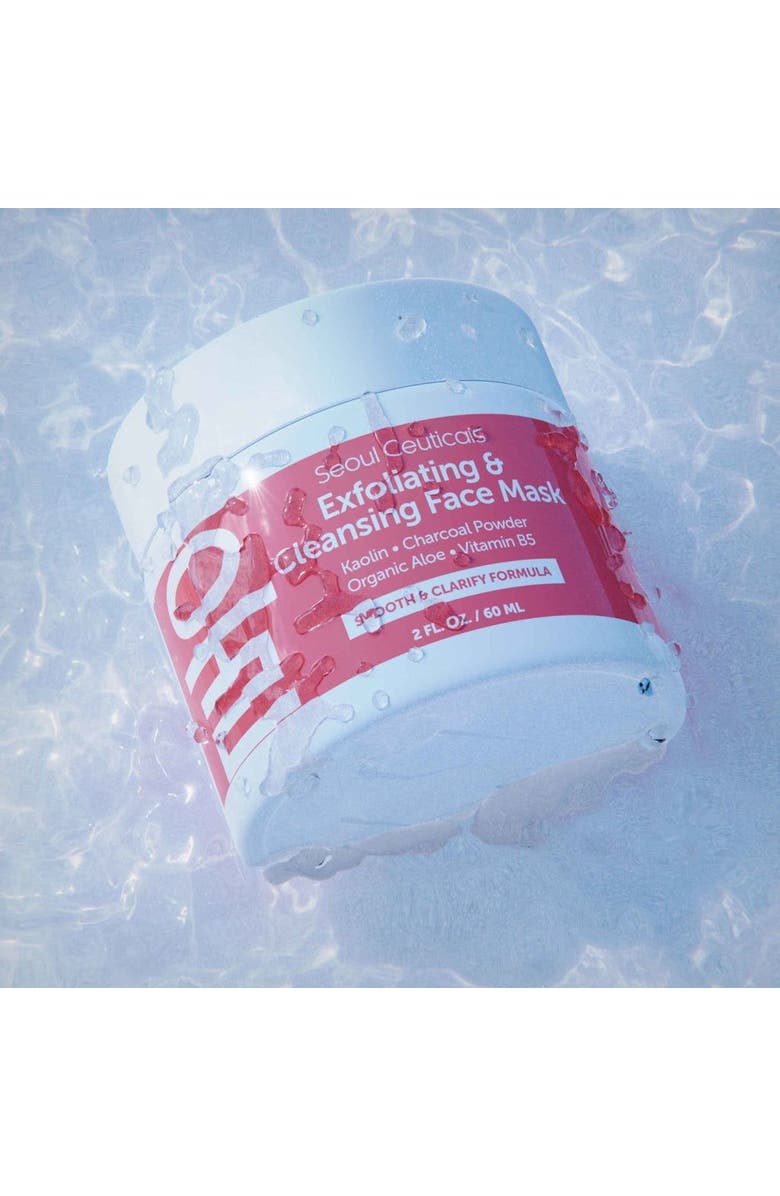 Seoul Ceuticals Exfoliating & Cleansing Korean Face Mask, Alternate, color, Clear