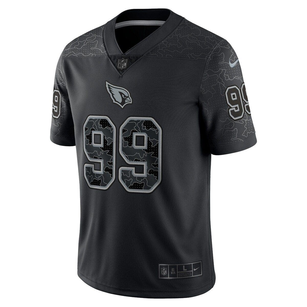 Men's Nike J.J. Watt Black Arizona Cardinals RFLCTV Limited Jersey