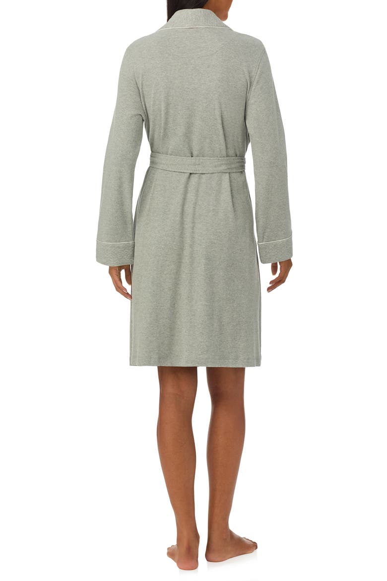 Quilted Collar Robe, Alternate, color, HGREY