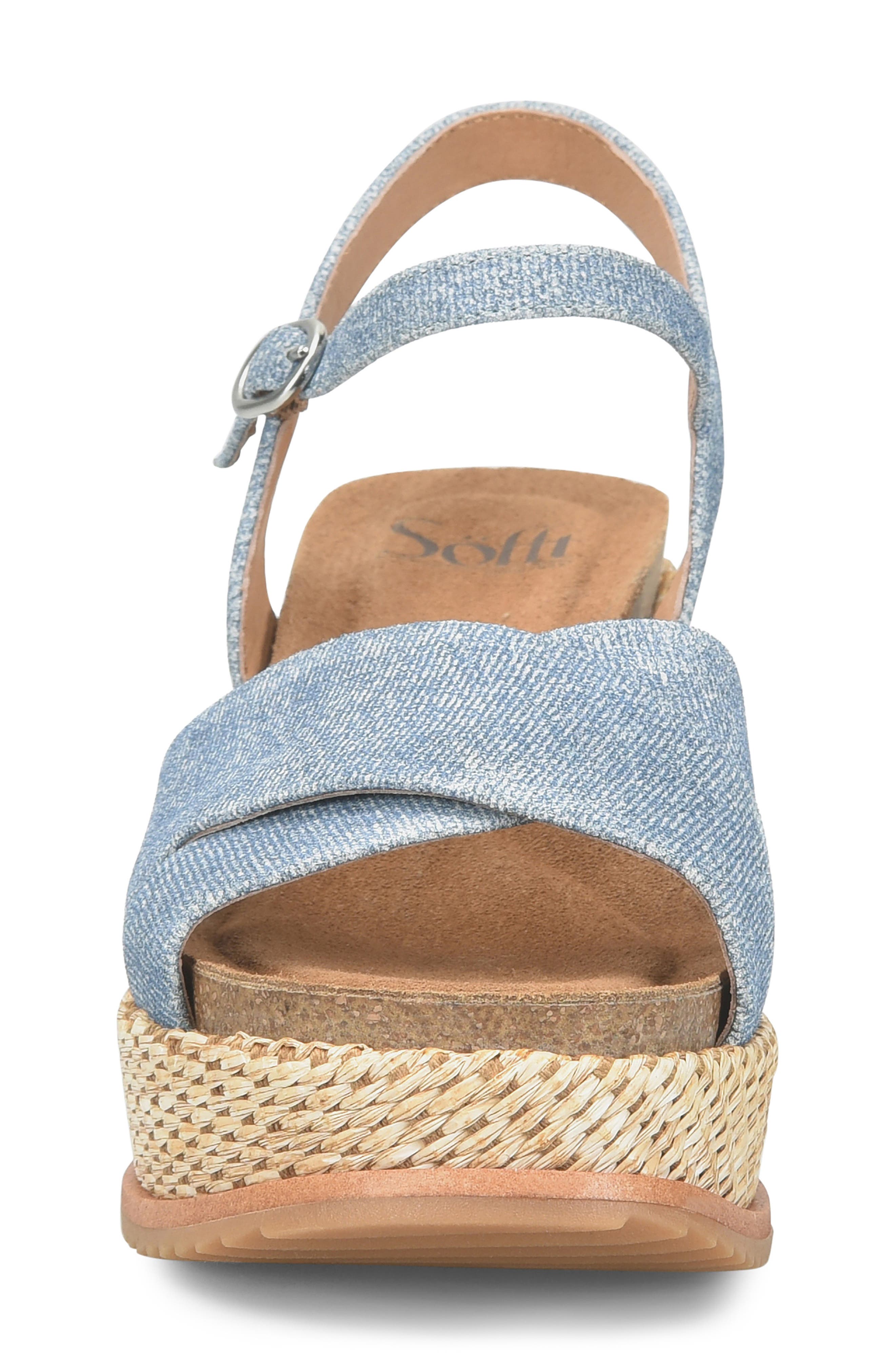 Diana Espadrille Platform Wedge Sandal, Alternate, color, BLUE