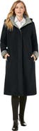 Jessica London Contrast Hood Raincoat