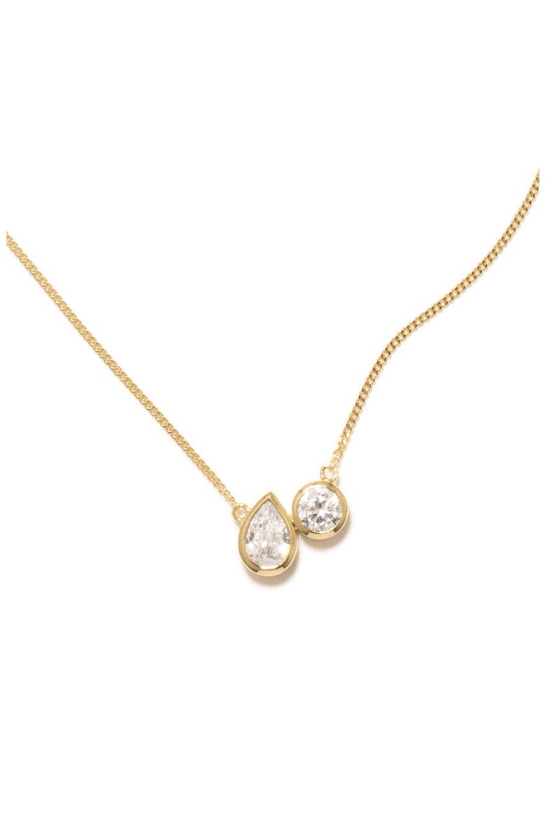 Like Peas in a Pod Pendant Necklace, Main, color, GOLD