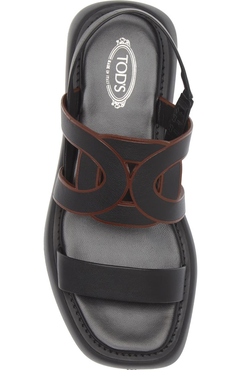 Tod's Kate Chain Detail Slingback Sandal, Alternate, color,