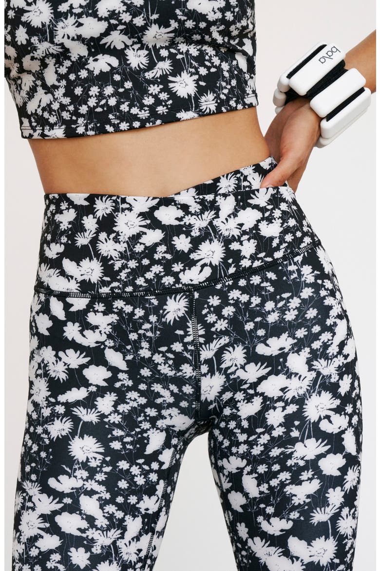 Ashford Lose Control Leggings, Alternate, color, BLACK AND WHITE FLORAL