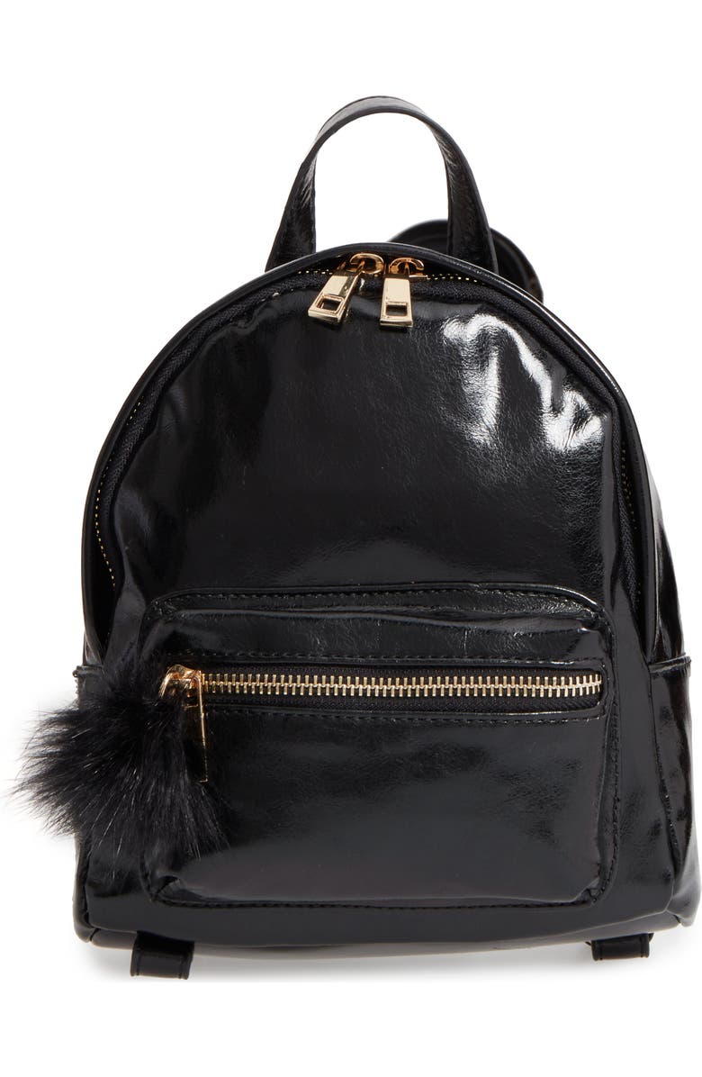 BP. Faux Leather Mini Backpack, Main, color,
