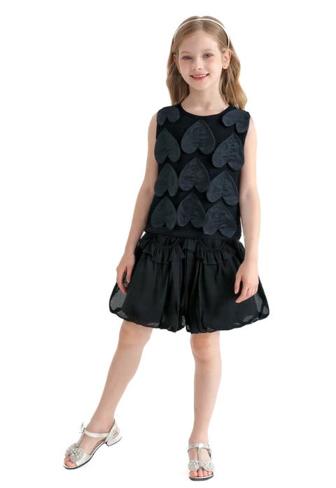 Hearts Sleeveless Shorts Set (Toddler, Little Kid & Big Kid)