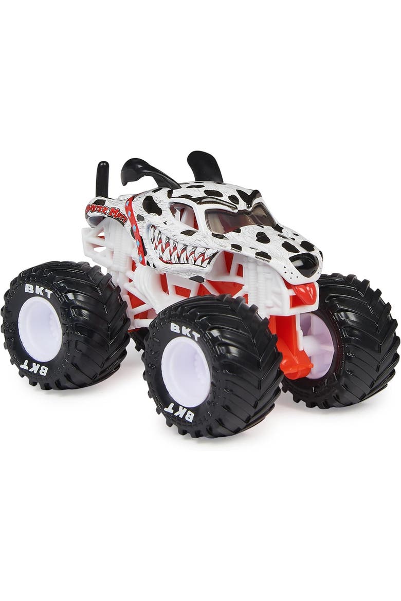 Monster Mutt Dalmatian Monster Truck, Die-Cast Vehicle, 164 Scale, Toy for Kids Ages 3 and up, Alternate, color, Black