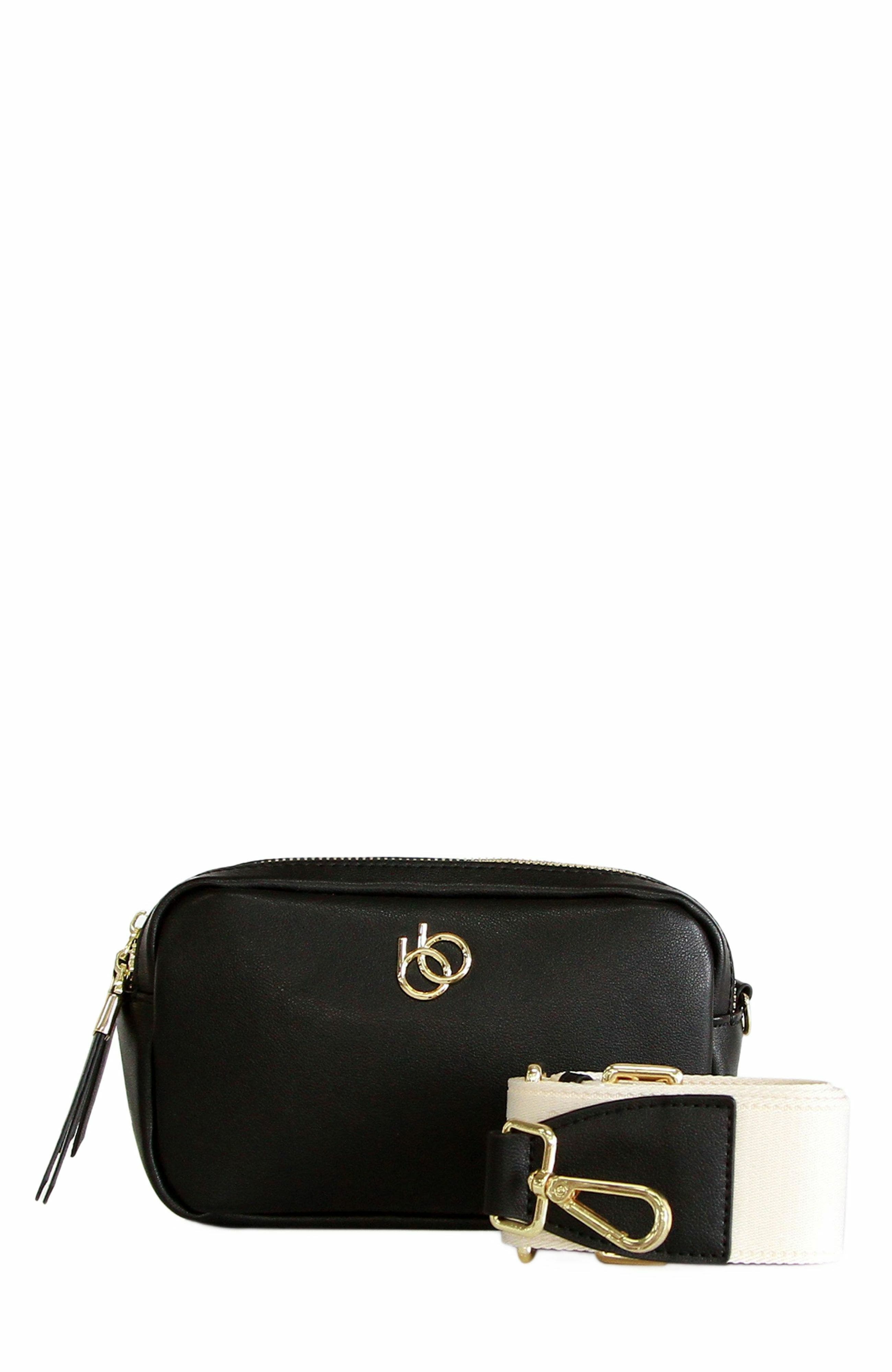 Belle & Bloom Made You Look Camera Bag, Alternate, color, Black