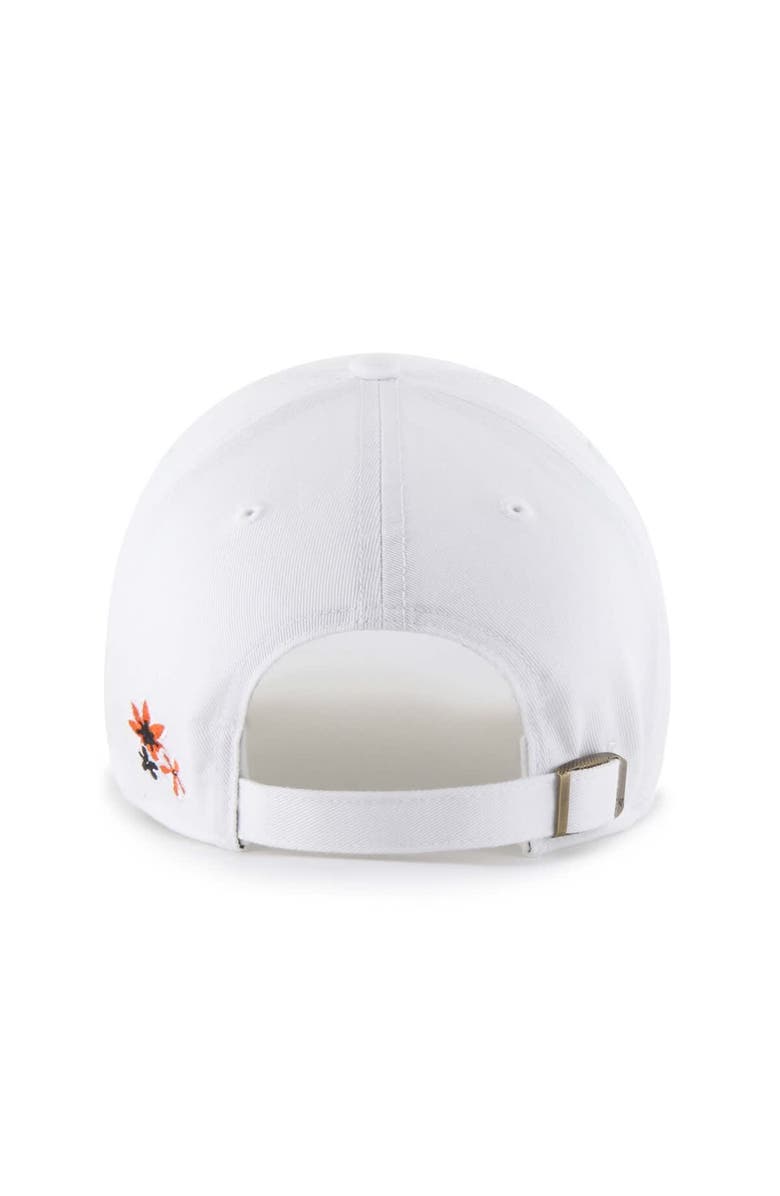 '47 Women's '47 White Baltimore Orioles Flower Power Clean Up Adjustable Hat, Alternate, color,