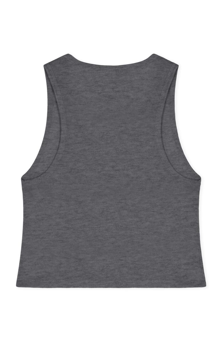 Dalix Ghost Lightweight Flowy Crop Tank, Alternate, color, Charcoal