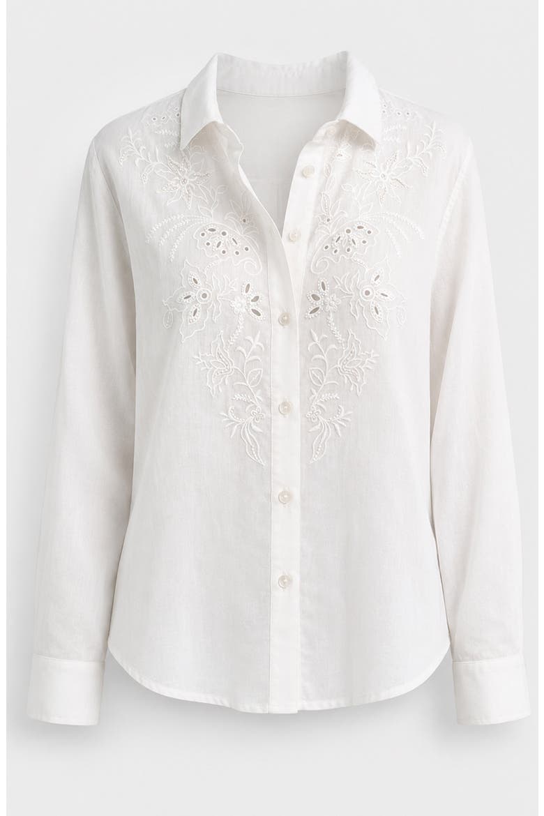 Lucille Top, Alternate, color, White