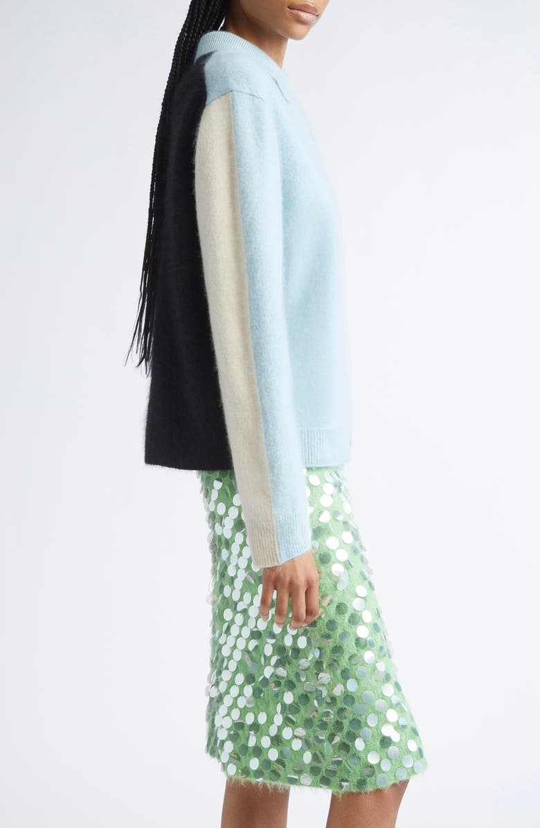 ZANKOV Andrew Merino Wool & Cashmere Cardigan, Alternate, color, Hortensia