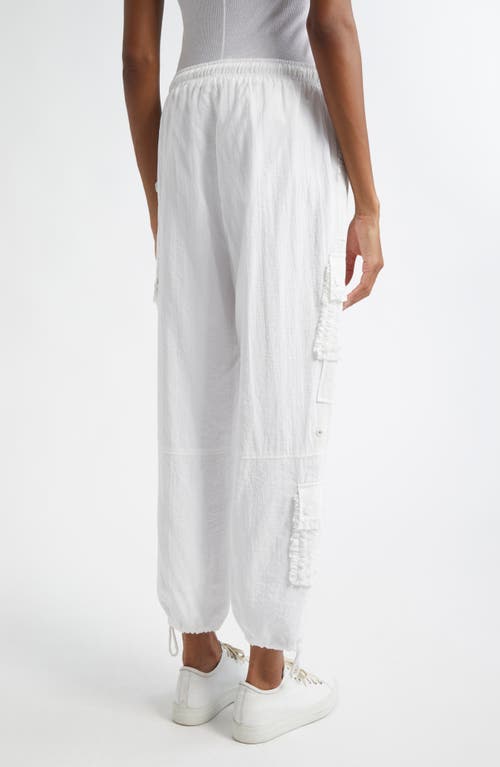 Cinq À Sept Cinq A Sept Nitsan Parachute Pants In White