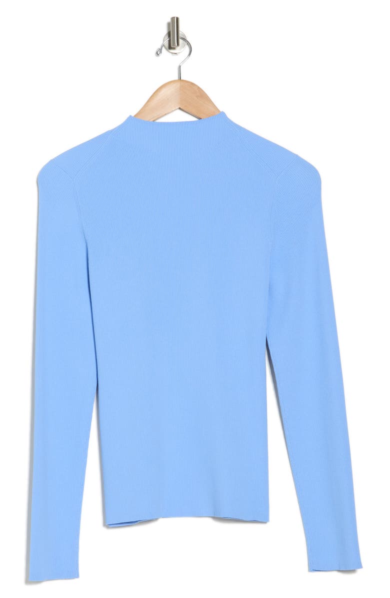 Theory Leenda Mock Neck Ribbed Sweater, Alternate, color, 