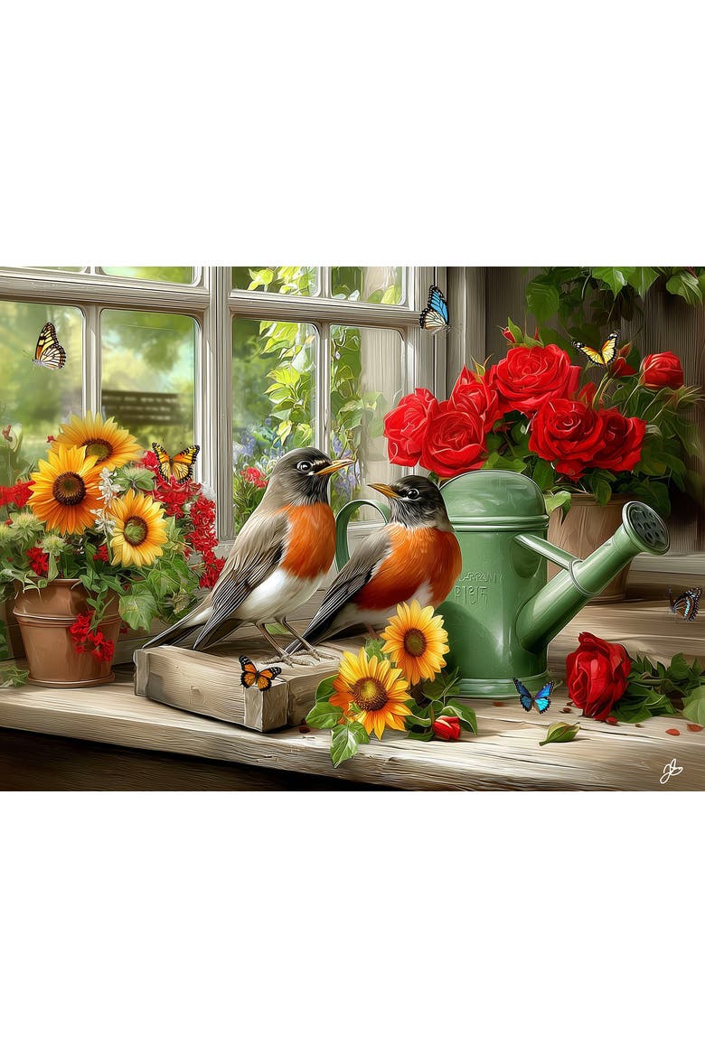 Window Sill Perch 1000 piece Jigsaw Puzzle for Adults, Alternate, color, Multicolor