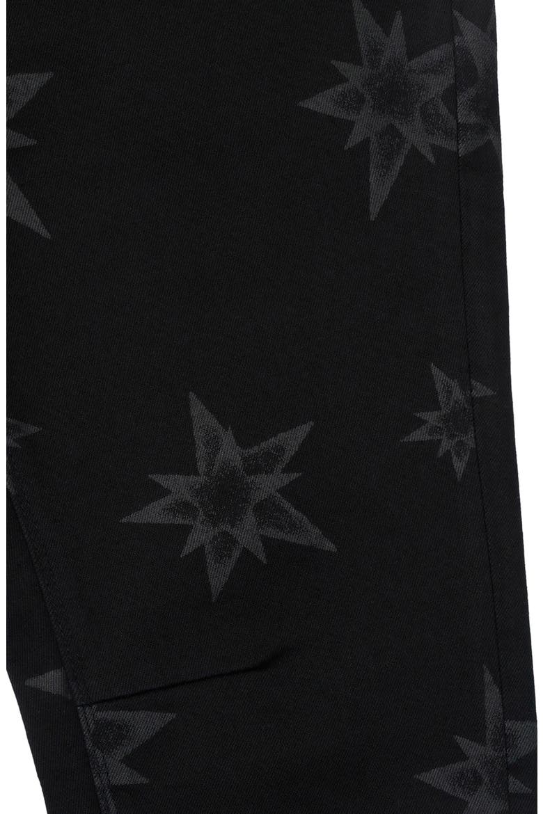 Bryant Allover Star Skinny Jeans, Alternate, color, BLACK ALLOVER STAR
