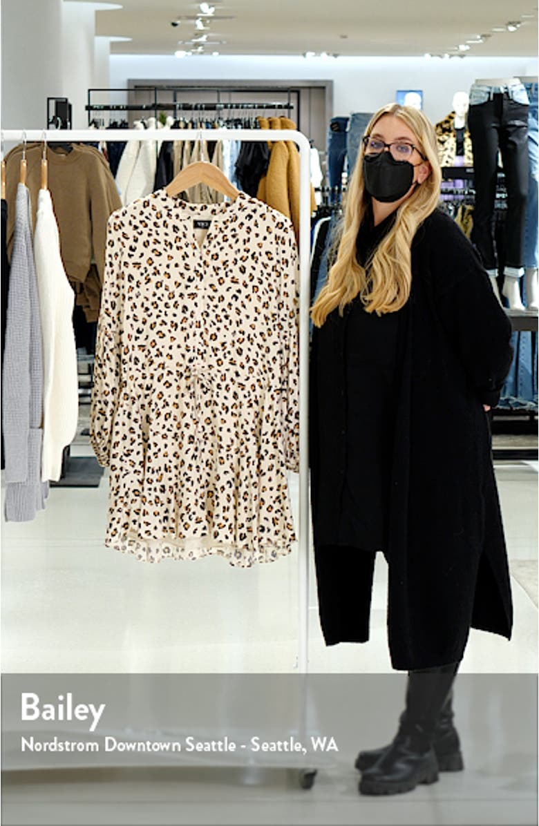 Tie Waist Long Sleeve Dress, sales video thumbnail