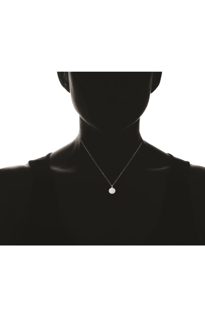 BEST SILVER Saint Michael Coin Pendant Necklace, Alternate, color, Silver