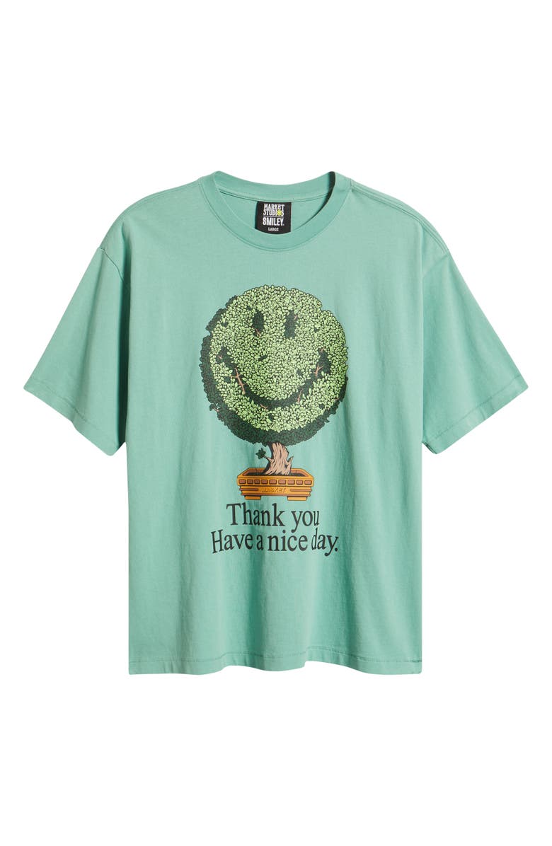 MARKET Bonsai Tree Graphic T-Shirt, Alternate, color, Green