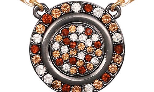 Vince Camuto Crystal Pendant Set Of 2 Chain Necklaces In Gold Tone