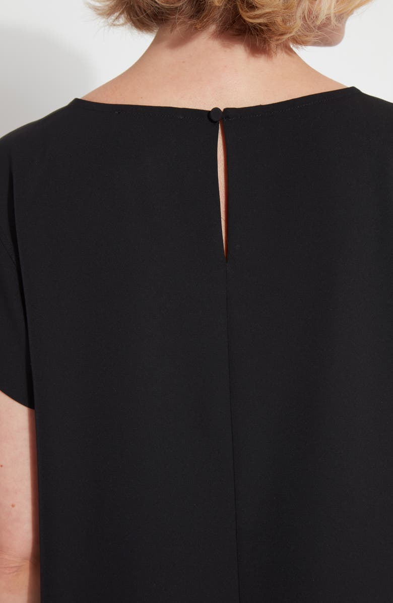 Lysse Melodie Boat Neck Woven Top, Alternate, color, Black