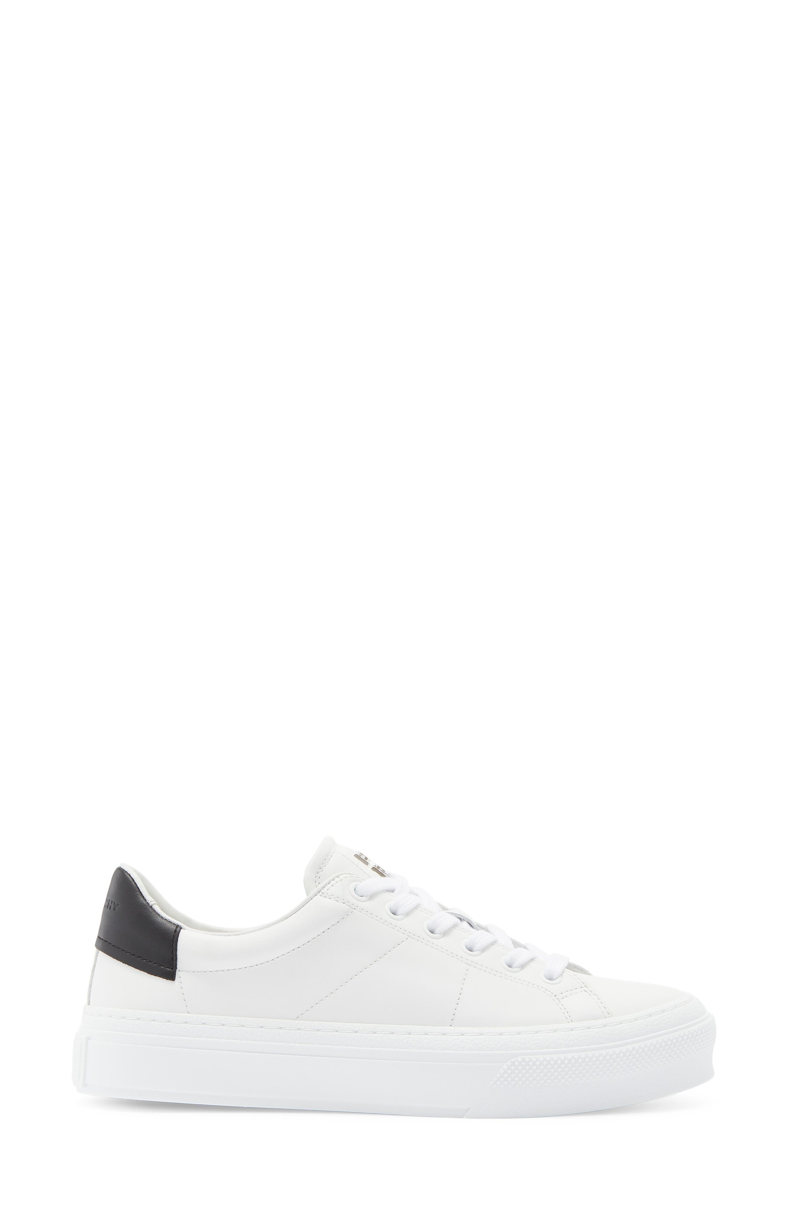 Givenchy City Platform Sneaker, Alternate, color, White Black
