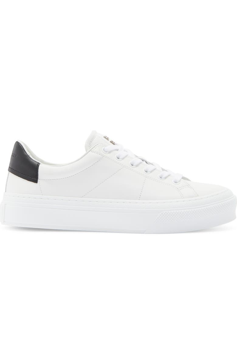 Givenchy City Platform Sneaker, Alternate, color, White Black